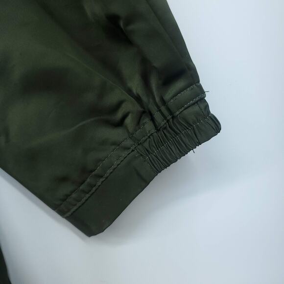 Killion Anorak Windbreaker Jacket Mens Large Olive Half Zip Pockets Long Sleeve - Picture 6 of 11